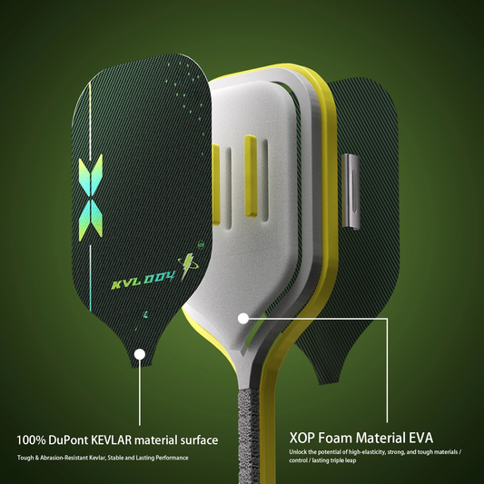 Elite 100: Kevlar® Smart Pickleball Paddle （Green）