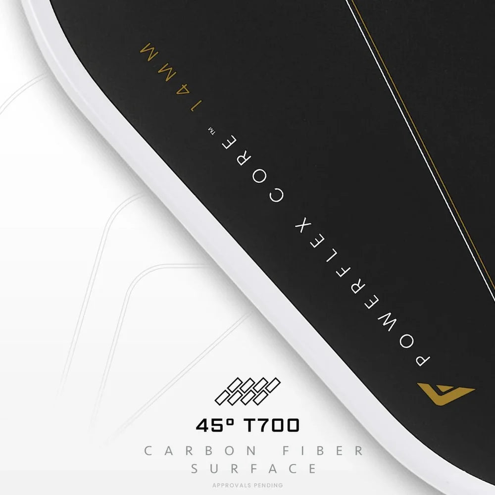 Franklin Signature C45° Aurelius Pickleball Paddle - 14mm Powerflex Core (Official Shape of Anna Leigh Waters)
