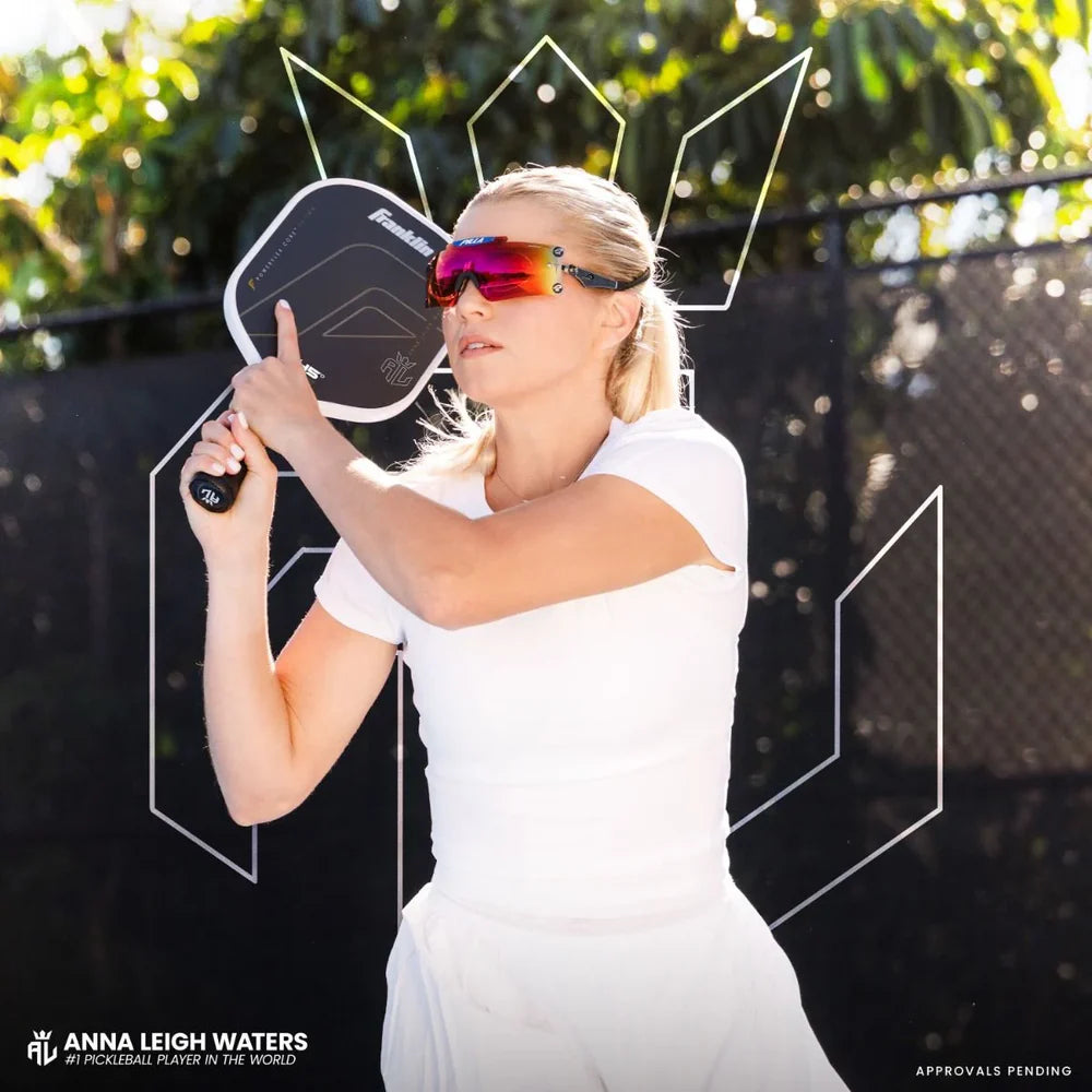 Franklin Signature C45° Aurelius Pickleball Paddle - 14mm Powerflex Core (Official Shape of Anna Leigh Waters)